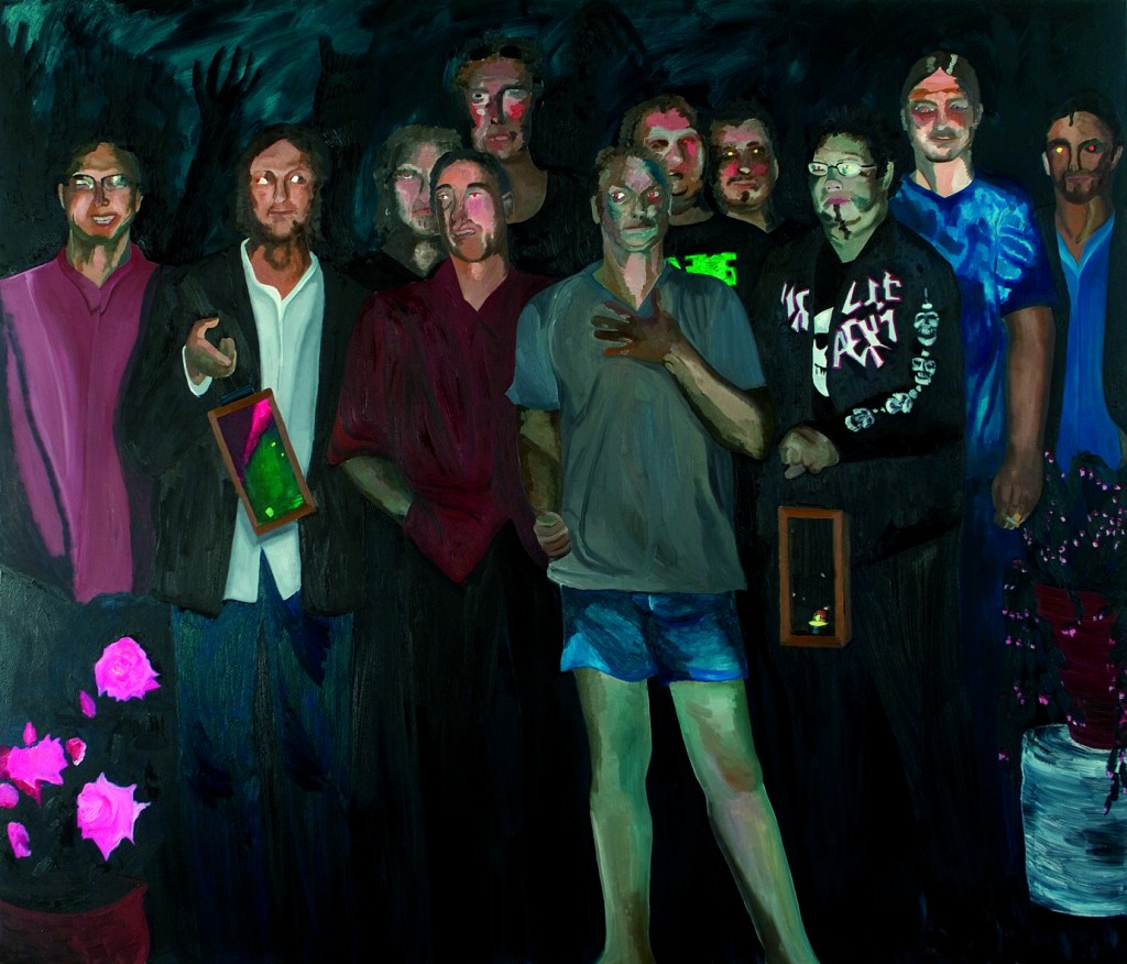 Evil Boys, oil on canvas, 180x210cm, 2008