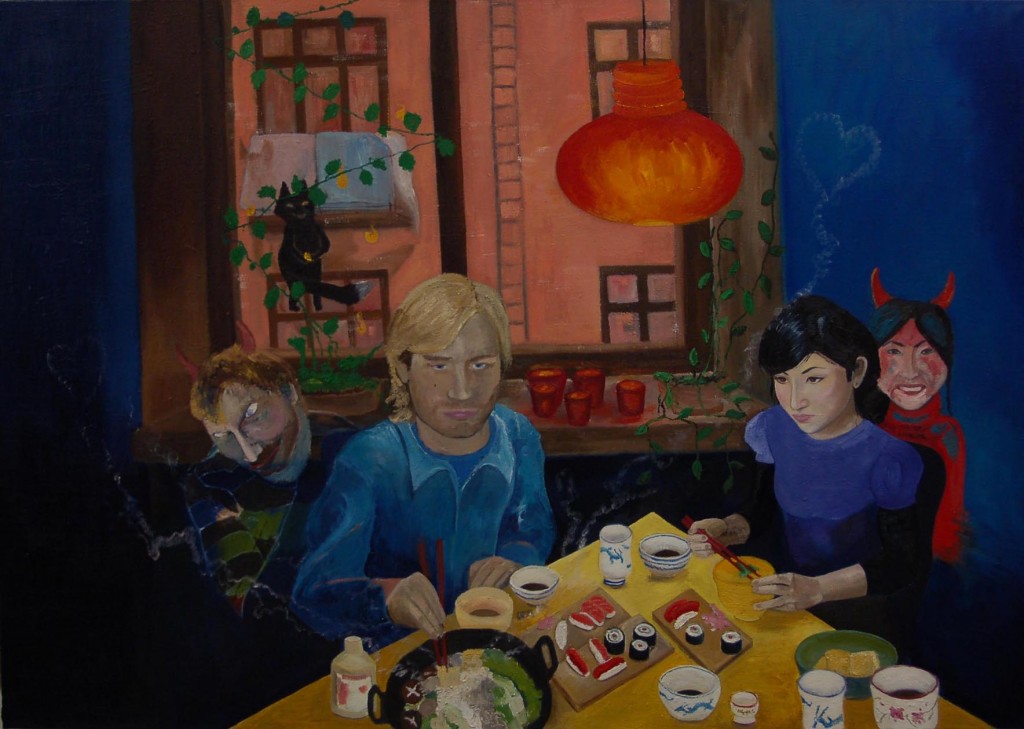 Shabu-Shabu, oil on canvas, 150x170cm,2005