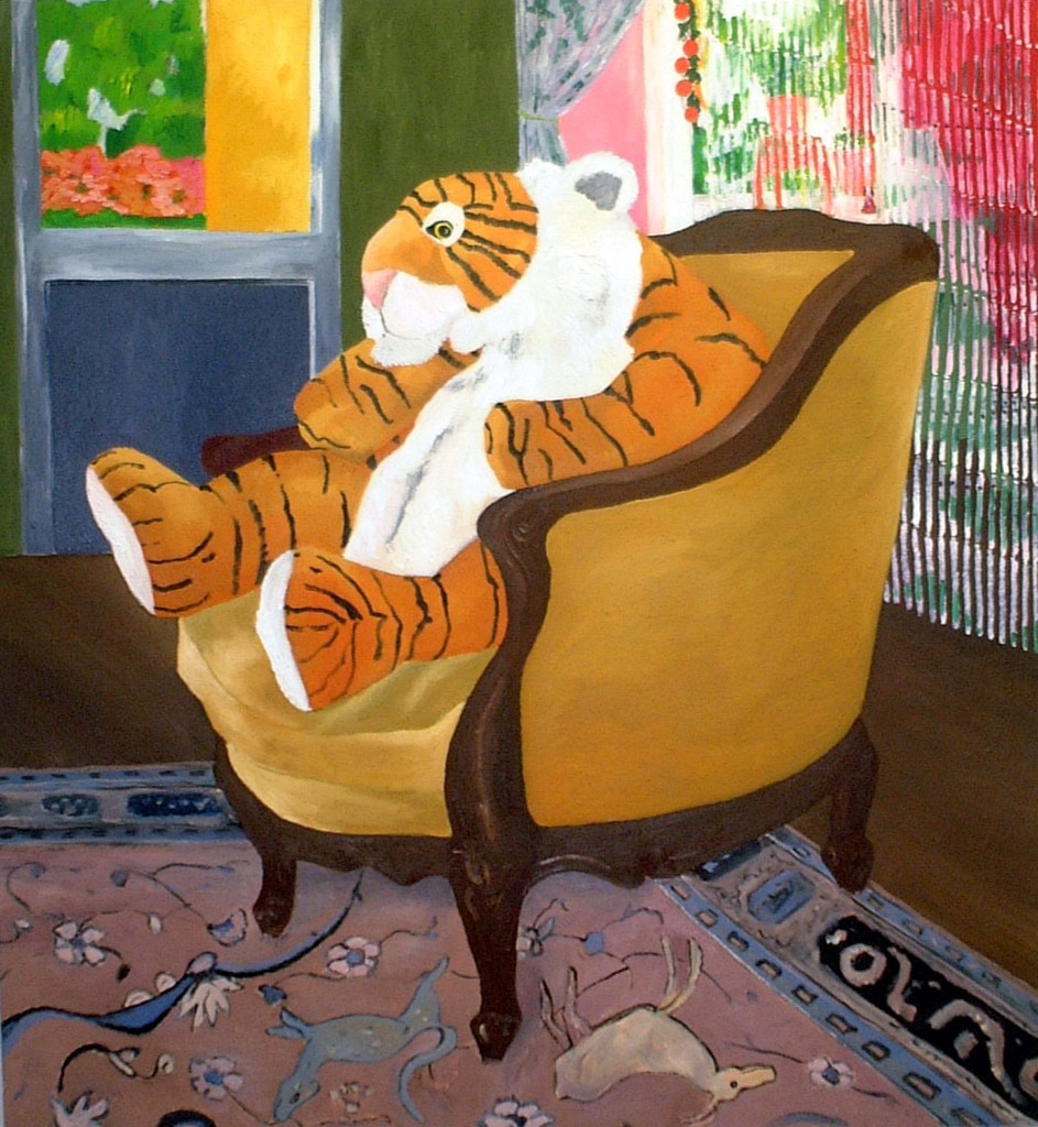 Kuningas/The King, oil on canvas, 120x100cm, 2004 ( Valtion taidekokoelmat)